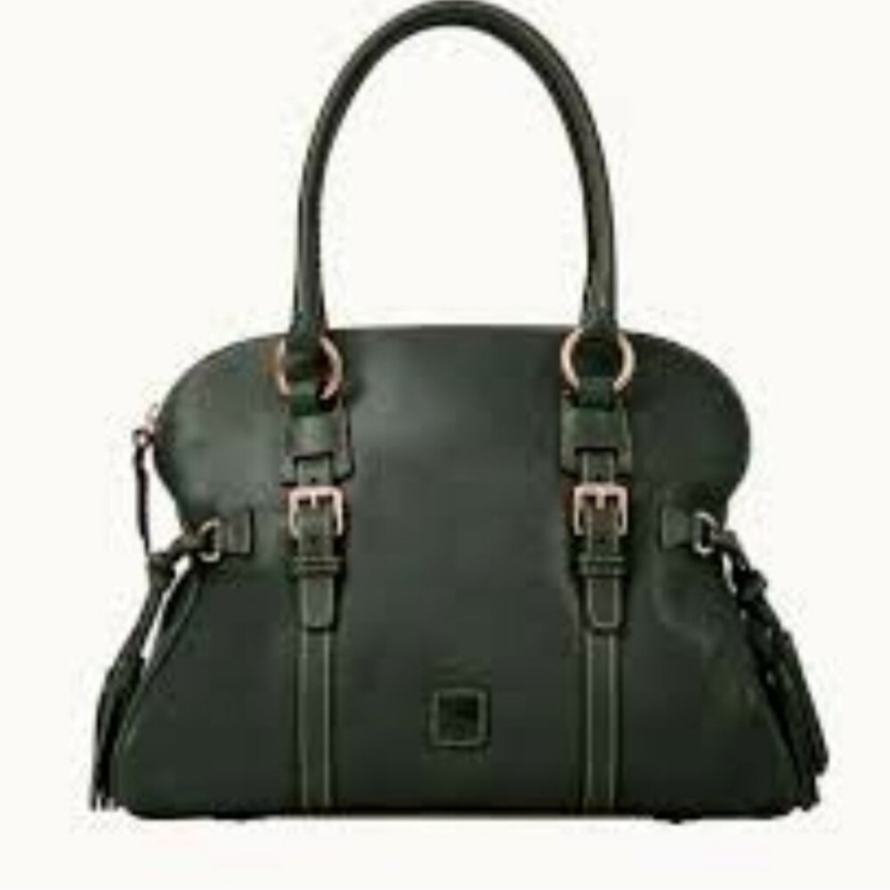 Dark Green DOONEY & BOURKE bag Flourentine Leather Large